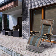 Load image into Gallery viewer, Timber Ridge Zero Gravity Chair Oversized Recliner Padded Folding Patio Lounge Chair 350lbs Capacity Adjustable Lawn Chair with Cup Holder, Headrest, for Outdoor, Camping, Patio, Lawn
