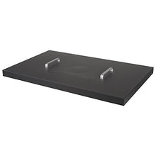 Load image into Gallery viewer, Blackstone 5004 Hard Top Lid with Handle-Outdoor Cover Powder Coated Steel Lightweight Durable Perfect Accessories to Protect Fits 36” Front or Rear Grease Griddle, 36 Inch, Black

