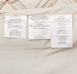 Amrapur Overseas 8-Piece Sophie Comforter Set, Queen, Sand