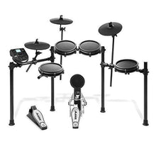 Load image into Gallery viewer, Alesis Drums Nitro Mesh Kit - Eight Piece All Mesh Electronic Drum Kit With Super Solid Aluminum Rack, 385 Sounds, 60 Play Along Tracks, Connection Cables, Drum Sticks &amp; Drum Key Included
