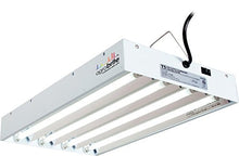Load image into Gallery viewer, Hydrofarm Agrobrite FLT24 T5 Fluorescent, 2 Foot, 4 Tube Grow Light System, 2-Feet, White
