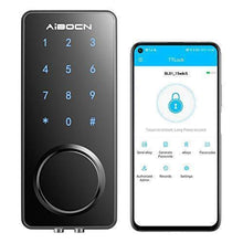 Load image into Gallery viewer, Aibocn Smart Lock, Keyless Entry Door Lock with Bluetooth, Electronic Keypad Deadbolt Lock, Smart Lock Front Door Works with APP Control, Voice, eKey and Code, Auto-Lock for Home Apartment Hotel
