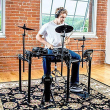 Load image into Gallery viewer, Alesis Drums Nitro Mesh Kit - Eight Piece All Mesh Electronic Drum Kit With Super Solid Aluminum Rack, 385 Sounds, 60 Play Along Tracks, Connection Cables, Drum Sticks &amp; Drum Key Included
