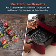 Load image into Gallery viewer, COSORI Air Fryer(100 Recipes, Rack &amp; 4 Skewers) Oilless Oven Cooker 13 Functions, Preheat &amp; Shake Reminder, LED Touch Screen, 3.7 QT, Digital-Burgundy Red
