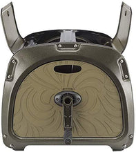 Load image into Gallery viewer, Giraffe Metal Hose Reel Box, Heavy Duty Retractable Garden Hose Reel Hideaway with Crank Handle, 130ft Hose Capacity

