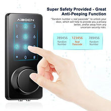 Load image into Gallery viewer, Aibocn Smart Lock, Keyless Entry Door Lock with Bluetooth, Electronic Keypad Deadbolt Lock, Smart Lock Front Door Works with APP Control, Voice, eKey and Code, Auto-Lock for Home Apartment Hotel
