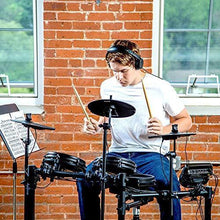Load image into Gallery viewer, Alesis Drums Nitro Mesh Kit - Eight Piece All Mesh Electronic Drum Kit With Super Solid Aluminum Rack, 385 Sounds, 60 Play Along Tracks, Connection Cables, Drum Sticks &amp; Drum Key Included

