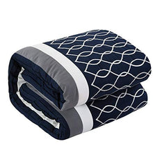 Load image into Gallery viewer, Chic Home Dinah 24 Piece Comforter Set, Queen, Blue
