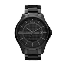 Load image into Gallery viewer, Armani Exchange Men's Hampton Stainless Steel Watch, Color: Black/Black (Model: AX2104)
