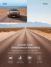 Load image into Gallery viewer, Dual Dash cam | VAVA Dual 1920x1080P FHD | Front and Rear dash camera | 2560x1440P Single Front| for cars with Wi-Fi | Night Vision | Parking Mode | G-sensor | WDR | Loop recording| Support 128GB Max
