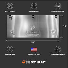 Load image into Gallery viewer, SWEET HEAT - Heat Focusing Reflector for Round Natural Gas and Propane Patio Heaters
