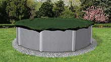 Load image into Gallery viewer, Blue Wave BWC808 12-Year 24-ft Round Above Ground Pool Winter Cover, FEET, Forest Green
