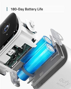 eufy Security eufyCam 2C Wireless Home Security Add-on Camera, Requires HomeBase 2, 180-Day Battery Life, HomeKit Compatibility, 1080p HD, No Monthly Fee