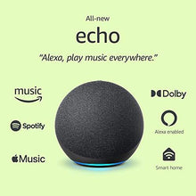 Load image into Gallery viewer, Echo (4th Gen) | With premium sound, smart home hub, and Alexa | Charcoal
