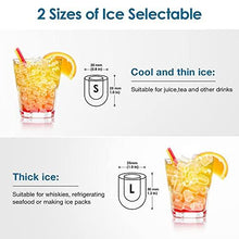 Load image into Gallery viewer, FREE VILLAGE Ice Maker Machine for Countertop, Portable Ice Cube Makers, Make 26 lbs ice in 24 hrs,Ice Cube Ready in 5-8 Mins with Ice Scoop and Basket for Home/Office/Bar

