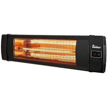 Load image into Gallery viewer, Dr. Infrared Heater 1500W carbon infrared heater indoor outdoor patio garage wall or ceiling Mount with remote, black
