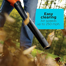Load image into Gallery viewer, BLACK+DECKER 3-in-1 Electric Leaf Blower, Leaf Vacuum/Mulcher, Corded, 12-Amp (BV6600)
