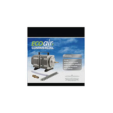 Load image into Gallery viewer, EcoPlus Eco Air7 Commercial Air Pump 7 - 200 Watt Single Outlet, With 12 Valve Manifold For Aquarium, Fish Tank, Fountain, Pond &amp; Hydroponics, 3566 GPH, Silver
