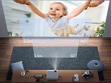 Load image into Gallery viewer, APEMAN Mini Projector, 1080P Supported, 200&#39;&#39; Max Display 60000 Hrs Lamp Life Portable Video Projector, Compatible with HDMI, PS4, TV Stick, VGA, TF, AV, USB Drive, Carry Bag and 100&#39;&#39; Screen Included
