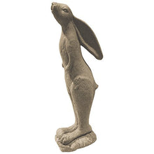 Load image into Gallery viewer, EMSCO Group Whimsical Rabbit Statue – Natural Sandstone Appearance – Made of Resin – Lightweight – 29” Height
