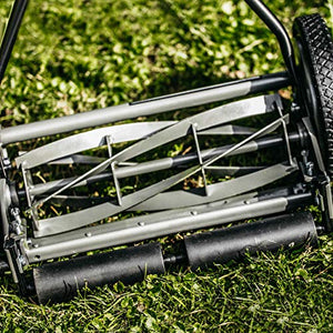 American Lawn Mower Company 1415-16 16-Inch 5-Blade Push Reel Lawn Mower, 16-Inch, 5-Blade, Gray