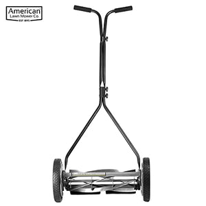 American Lawn Mower Company 1415-16 16-Inch 5-Blade Push Reel Lawn Mower, 16-Inch, 5-Blade, Gray