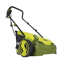 Load image into Gallery viewer, Sun Joe AJ801E 13 in. 12 Amp Electric Scarifier + Lawn Dethatcher w/Collection Bag, Green
