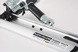 Metabo HPT Framing Nailer, The Pro Preferred Brand of Pneumatic Nailers, 21° Magazine, Accepts 2" to 3-1/2" Framing Nails, (NR90AES1)