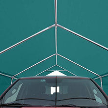 Load image into Gallery viewer, Peaktop Outdoor 10 x 20 ft Upgraded Heavy Duty Carport Car Canopy Portable Garage Tent Boat Shelter with Reinforced Triangular Beams and 4 Weight Bags,Green
