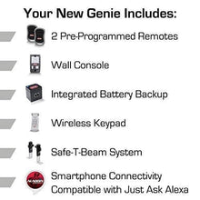 Load image into Gallery viewer, Genie StealthDrive Connect Model 7155-TKV Smartphone-Controlled Ultra-Quiet Strong Belt Drive Garage Door Opener, Wi-Fi &amp; Battery, Backup - Works with Amazon Alexa &amp; Google Assistant
