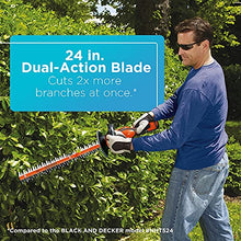 Load image into Gallery viewer, BLACK+DECKER 40V MAX Cordless Hedge Trimmer, 24-Inch (LHT2436)

