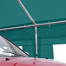 Load image into Gallery viewer, Peaktop Outdoor 10 x 20 ft Upgraded Heavy Duty Carport Car Canopy Portable Garage Tent Boat Shelter with Reinforced Triangular Beams and 4 Weight Bags,Green
