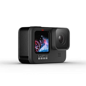 GoPro HERO9 Black - Waterproof Action Camera with Front LCD and Touch Rear Screens, 5K Ultra HD Video, 20MP Photos, 1080p Live Streaming, Webcam, Stabilization