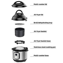 Load image into Gallery viewer, Instant Pot Duo Crisp 11 in 1, Electric Pressure Cooker with Air Fryer, Roast, Bake, Dehydrate, Slow Cook, Rice Cooker, Steamer, Saute, 8 Quart, 14 One-Touch Programs
