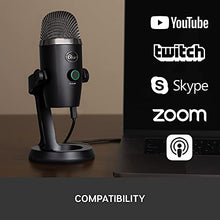 Load image into Gallery viewer, Blue Yeti Nano Premium USB Mic for Recording and Streaming - Blackout
