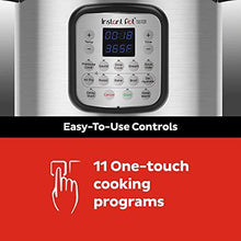 Load image into Gallery viewer, Instant Pot Duo Crisp 11 in 1, Electric Pressure Cooker with Air Fryer, Roast, Bake, Dehydrate, Slow Cook, Rice Cooker, Steamer, Saute, 8 Quart, 14 One-Touch Programs
