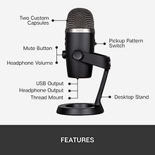 Load image into Gallery viewer, Blue Yeti Nano Premium USB Mic for Recording and Streaming - Blackout
