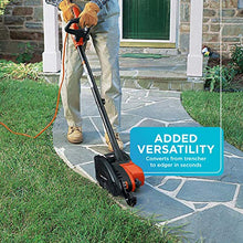 Load image into Gallery viewer, BLACK+DECKER 2-in-1 String Trimmer / Edger and Trencher, 12 -Amp (LE760FF)
