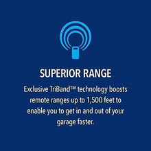 Load image into Gallery viewer, Chamberlain B550 Smart Garage Door Opener- myQ Smartphone Controlled - Ultra Quiet &amp; Strong Belt Drive with MED Lifting Power, Wireless Keypad Included, Blue
