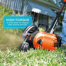 Load image into Gallery viewer, BLACK+DECKER 2-in-1 String Trimmer / Edger and Trencher, 12 -Amp (LE760FF)
