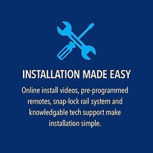 Load image into Gallery viewer, Chamberlain B550 Smart Garage Door Opener- myQ Smartphone Controlled - Ultra Quiet &amp; Strong Belt Drive with MED Lifting Power, Wireless Keypad Included, Blue
