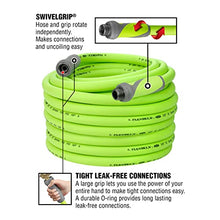 Load image into Gallery viewer, Flexzilla HFZG5100YWS Garden Hose, 5/8" (inches) x 100' (feet), ZillaGreen w/SwivelGrip
