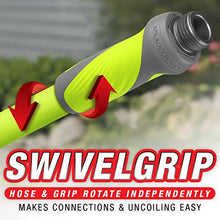 Load image into Gallery viewer, Flexzilla HFZG5100YWS Garden Hose, 5/8" (inches) x 100' (feet), ZillaGreen w/SwivelGrip

