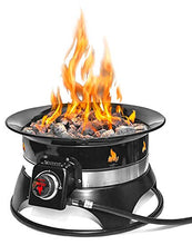 Load image into Gallery viewer, Outland Living Firebowl 870 Premium Outdoor Portable Propane Gas Fire Pit with Cover &amp; Carry Kit, 19-Inch Diameter 58,000 BTU Auto-Ignition
