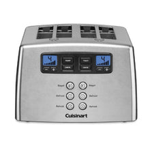 Load image into Gallery viewer, Cuisinart Touch to Toast Leverless toaster, 4-Slice, Brushed Stainless Steel

