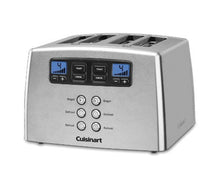 Load image into Gallery viewer, Cuisinart Touch to Toast Leverless toaster, 4-Slice, Brushed Stainless Steel
