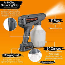 Load image into Gallery viewer, SuperHandy Disinfecting Nano Sprayer Electrostatic ULV Fogger Handheld Portable Cordless 34oz Capacity 12V Lithium Ion Powered Sanitizer Disinfectant Odor Eliminator Outdoor Plant Repellent Control
