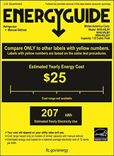 Load image into Gallery viewer, Midea WHS-65LB1 Compact Single Reversible Door Refrigerator, 1.6 Cubic Feet(0.045 Cubic Meter), Black
