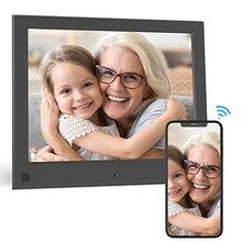 Load image into Gallery viewer, BSIMB WiFi Digital Picture Frame 8 Inch Digital Photo Frame 16GB 1280x800 IPS Screen Motion Sensor Remote Control Upload Photos/Videos from iOS &amp; Android App, Email, Twitter, Facebook W08

