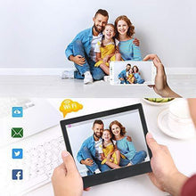Load image into Gallery viewer, BSIMB WiFi Digital Picture Frame 8 Inch Digital Photo Frame 16GB 1280x800 IPS Screen Motion Sensor Remote Control Upload Photos/Videos from iOS &amp; Android App, Email, Twitter, Facebook W08
